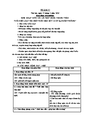 Kế hoạch bài dạy khối Lớp 3 - Tuần 27 NH 2024-2025 (Cao Thị Phương Thảo)