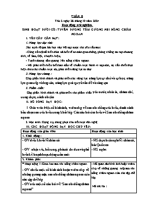 Kế hoạch bài dạy khối Lớp 3 - Tuần 8 NH 2024-2025 (Cao Thị Phương Thảo)