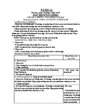 Kế hoạch bài dạy Khối Lớp 4 - Tuần 22 NH 2024-2025 (Nguyễn T Thanh Tùng)