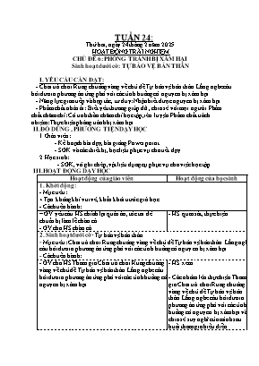 Kế hoạch bài dạy Khối Lớp 4 - Tuần 24 NH 2024-2025 (Đoàn Thị Thu Hà)