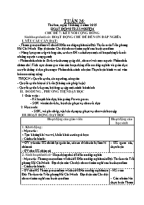 Kế hoạch bài dạy Khối Lớp 4 - Tuần 26 NH 2024-2025 (Đoàn Thị Thu Hà)