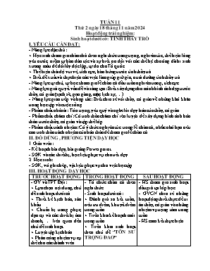 Kế hoạch bài dạy Khối Lớp 5 - Tuần 11 NH 2024-2025 (Vị Hồng Anh)