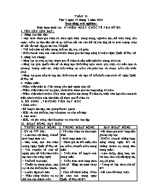 Kế hoạch bài dạy Khối Lớp 5 - Tuần 23 NH 2024-2025 (Vị Hồng Anh)
