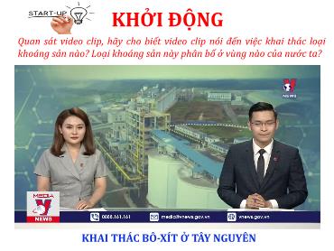Bài giảng Địa lí 8 (Kết nối tri thức) - Bài 3: Khoáng sản Việt Nam - Trường THCS Thái Sơn