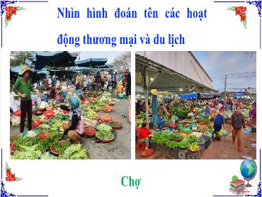 Bài giảng Địa lí 9 - Bài 15: Thương mại và du lịch - Trường THCS Thái Sơn