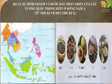 Bài giảng Lịch sử 6 (Kết nối tri thức) - Bài 12: Sự hình thành và bước đầu phát triển của các vương quốc phong kiến ở Đông Nam Á (từ thế kỉ VII đến thế kỉ X) - Trường THCS Thái Sơn