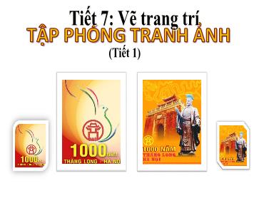 Bài giảng Mĩ thuật 9 - Bài 9: Vẽ trang trí Tập phóng tranh ảnh (Tiết 1) - Trường THCS Thái Sơn