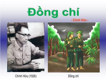 Bài giảng Ngữ văn 9 - Bài: Đồng chí - Trường THCS Thái Sơn