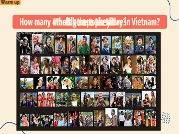 Bài giảng Tiếng Anh 8 (Global Success) - Unit 4: Ethnic groups of Viet Nam, Lesson 1 - Trường THCS Thái Sơn