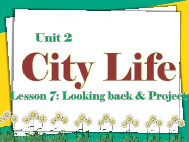 Bài giảng Tiếng Anh 9 - Unit 2: City life, Lesson 7 - Trường THCS Thái Sơn
