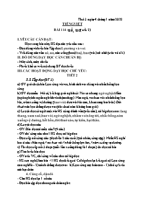 Giáo án các môn học Khối 1 - Tuần 16 - Năm học 2021-2022 - Nguyễn Thị Trang