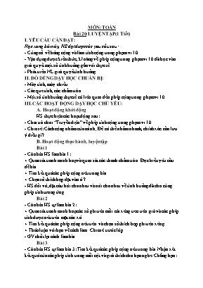 Giáo án các môn học Khối 1 - Tuần 9 - Nguyễn Thị Trang