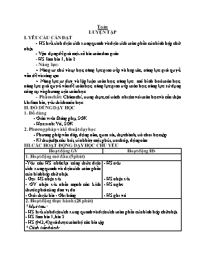 Giáo án các môn học Lớp 5 - Tuần 22 - Lê Thị Liễu
