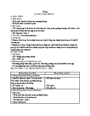 Giáo án các môn học Lớp 5 - Tuần 28 - Lê Thị Liễu