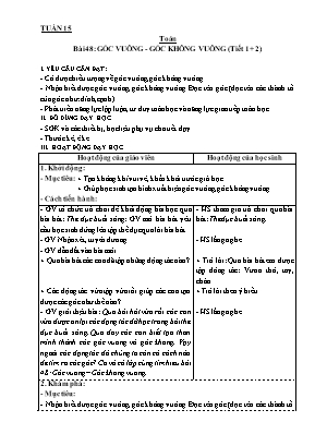 Giáo án các môn Lớp 3 - Tuần 15 - Lê Thị Liễu