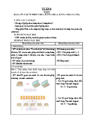 Giáo án các môn Lớp 3 - Tuần 6 - Lê Thị Liễu