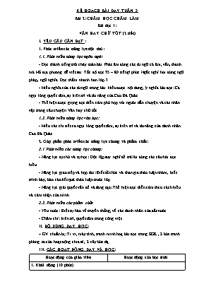 Giáo án các môn Lớp 4 - Tuần 3