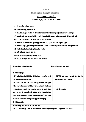 Giáo án Các môn Lớp 4 - Tuần 5 - Năm học 2023-2024 - Phạm Duy Toàn