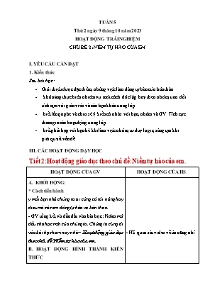 Giáo án Các môn Lớp 4 - Tuần 6 - Năm học 2023-2024 - Phạm Duy Toàn