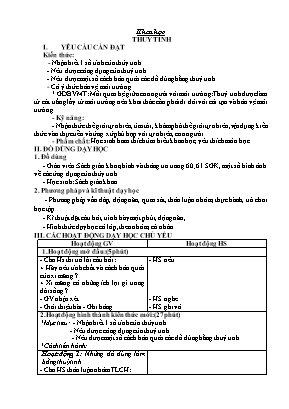 Giáo án Khoa học Lớp 5 - Tuần 15