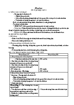 Giáo án Khoa học Lớp 5 - Tuần 17