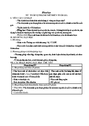 Giáo án Khoa học Lớp 5 - Tuần 4