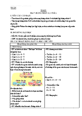 Giáo án môn học Lớp 3 - Tuần 3 - Nguyễn Thị Tuyết Hồng