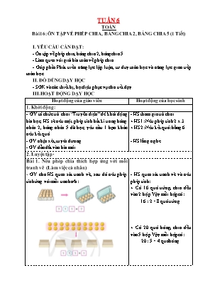 Giáo án môn học Lớp 3 - Tuần 6 - Nguyễn Thị Tuyết Hồng