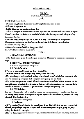 Kế hoạch bài dạy các môn học Lớp 1 - Tuần 29 - Nguyễn Thị Thanh Mai