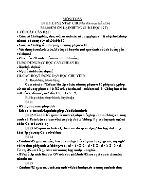 Kế hoạch bài dạy các môn Lớp 1 - Tuần 17 - Nguyễn Thị Trang
