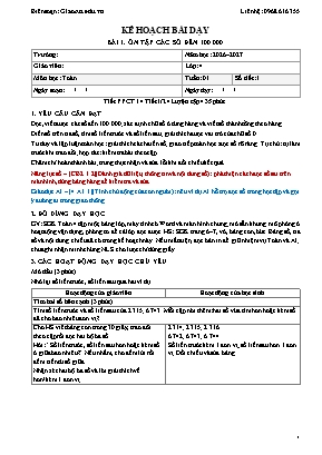 Giáo án Toán 4 tích hợp năng lực số và AI trọn bộ cả năm học 2026-2027