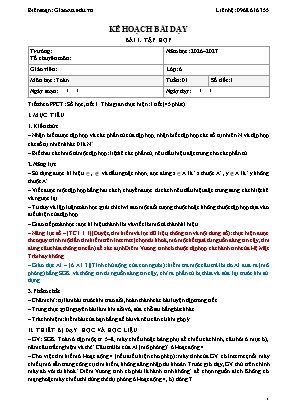 Giáo án Toán 6 tích hợp năng lực số và AI trọn bộ cả năm học 2026-2027